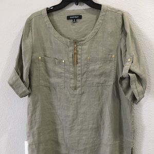 Ellen Tracy Green tunic